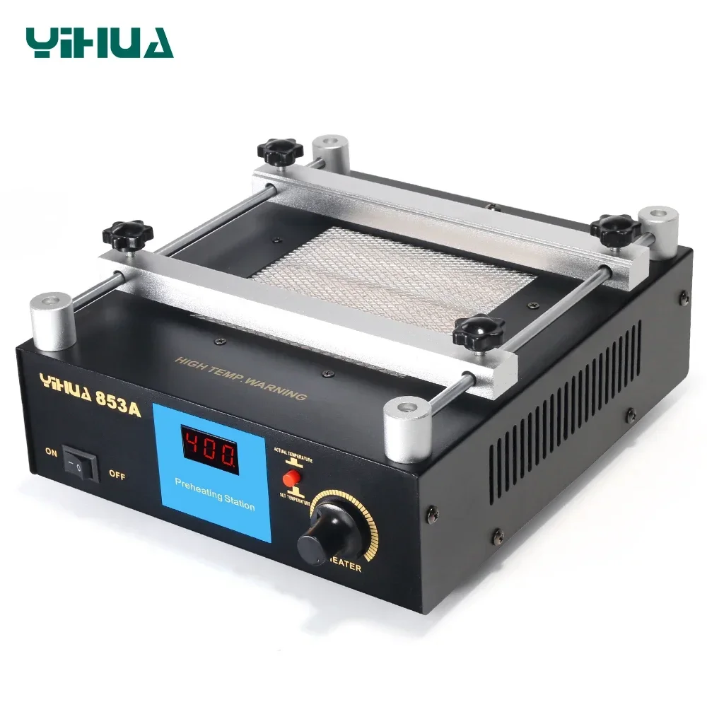 YIHUA 853A Estación de precalentamiento por infrarrojos BGA retrabajo PCB desoldar 110/220V soldadura de temperatura Digital