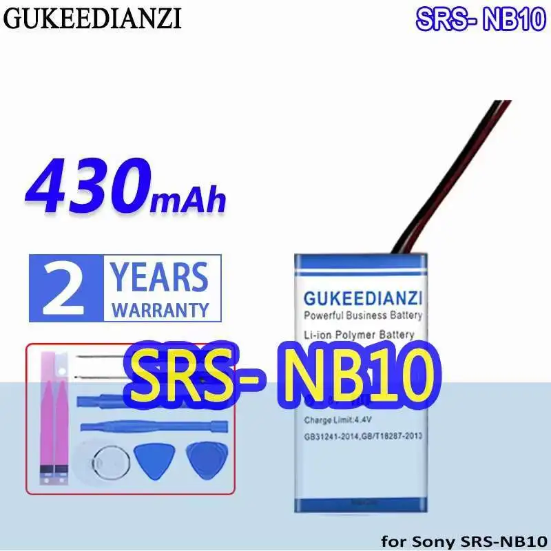 

Wireless Neck - Hung Bluetooth Speaker Battery Srs- NB10 601530 2 Lines 430Mah For Sony Srs-NB10
