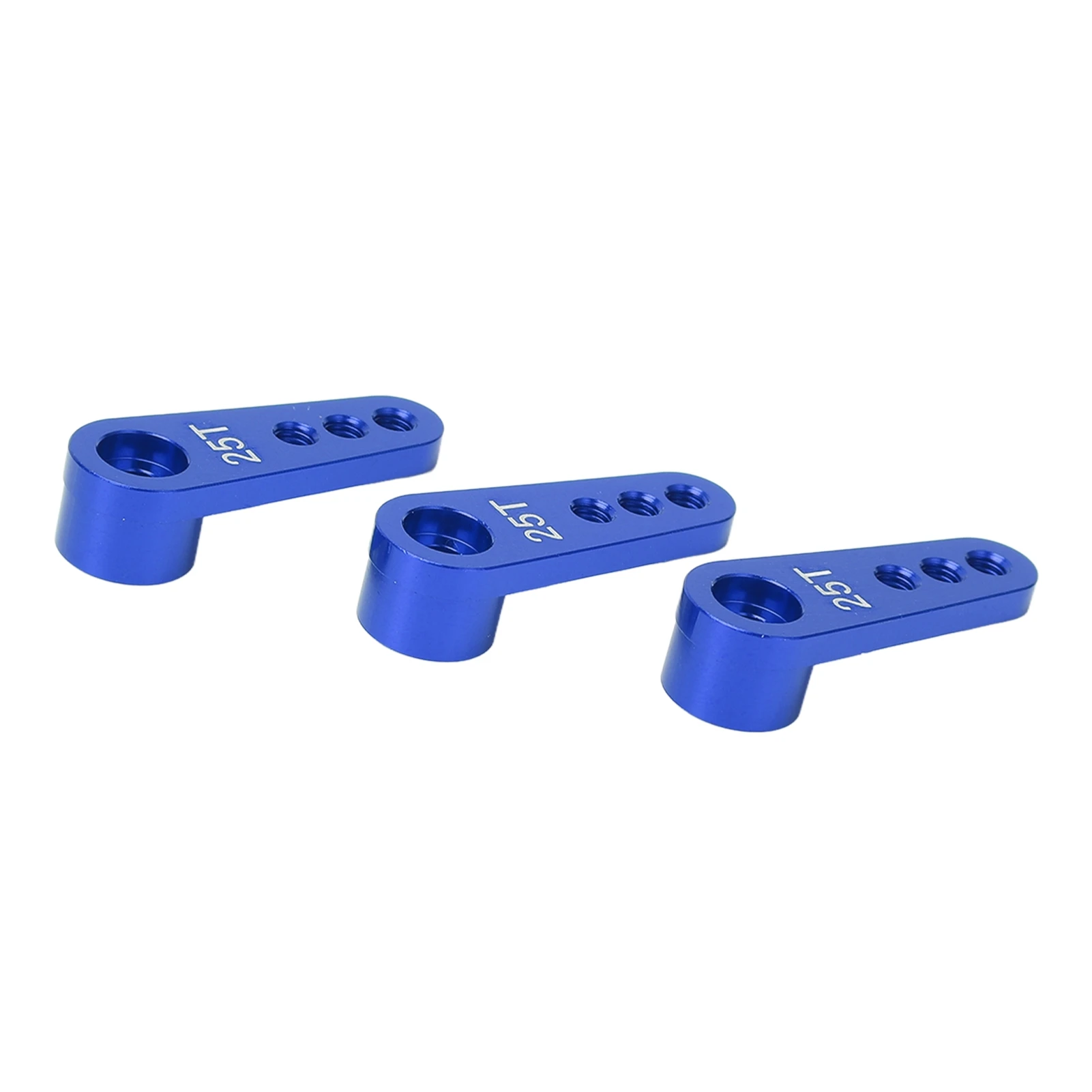 3pcs RC Aluminum 25T Servo Horns Metal Steering Arm for 1/8 1/10 RC Car Upgrade Parts - view 2