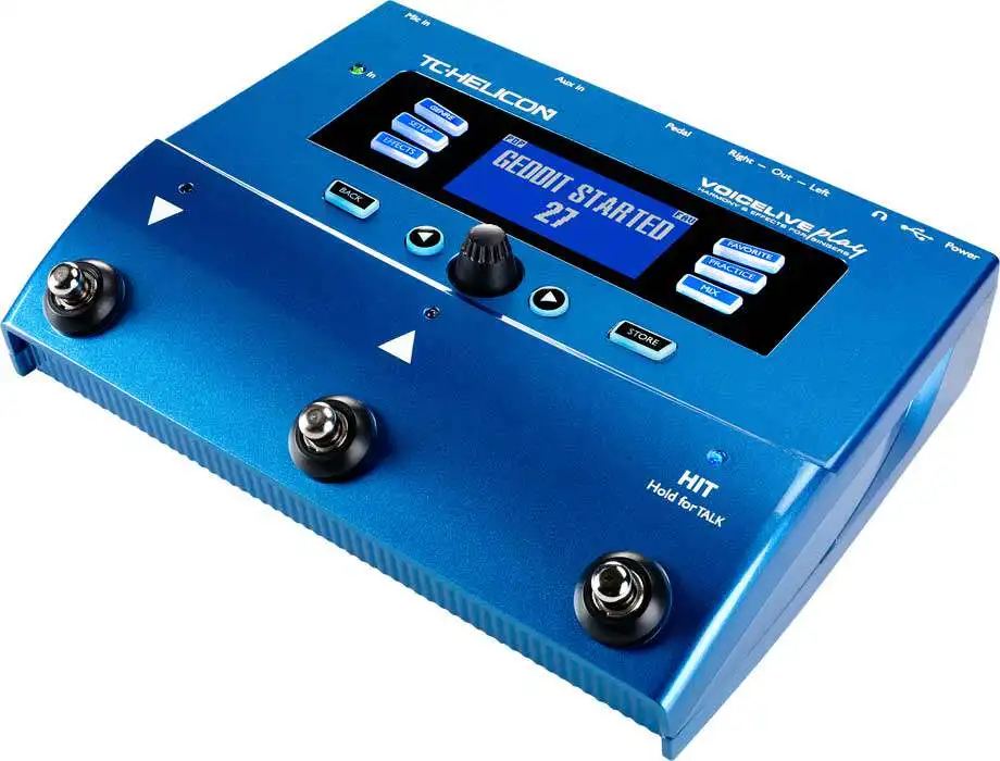 TC-Helicon VoiceLivePlay Vocal Effects Guitar Playing and Singing Automatic Harmony Artist Repair