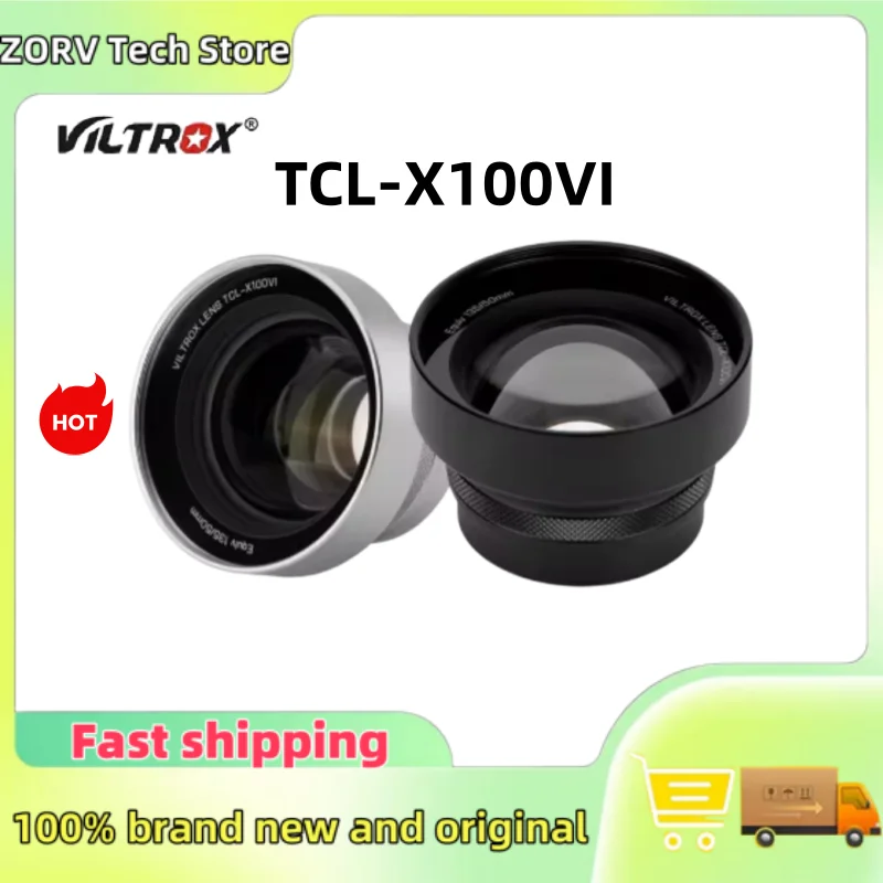 Viltrox TCL-X100VI 50mm 등가망원 변환 렌즈 (후지필름 X100 시리즈 카메라용) 후지필름 X100VI X100V X100F