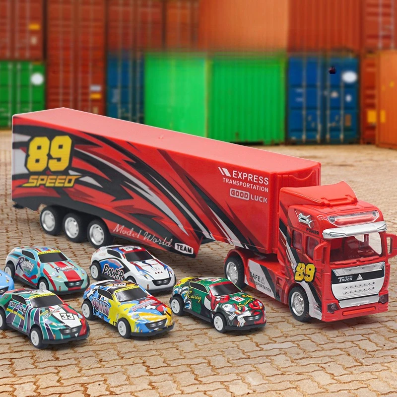 

1:48, контейнер из сплава с покрытием, модель цветной загрузки, модель транспортного средства, игрушечная модель, хит продаж, детский подарок