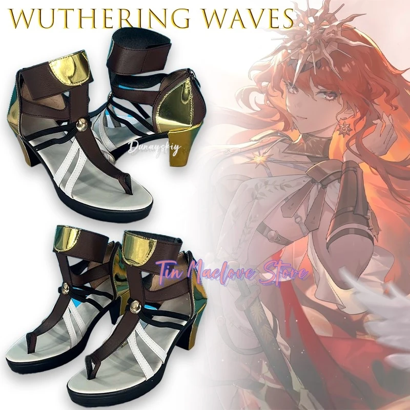 

Аниме Wuthering Waves Augusta Косплей Лолита Конвенция Игровой Персонаж Женские Сапоги Обувь Вечеринка Хэллоуин Аксессуар Рождество