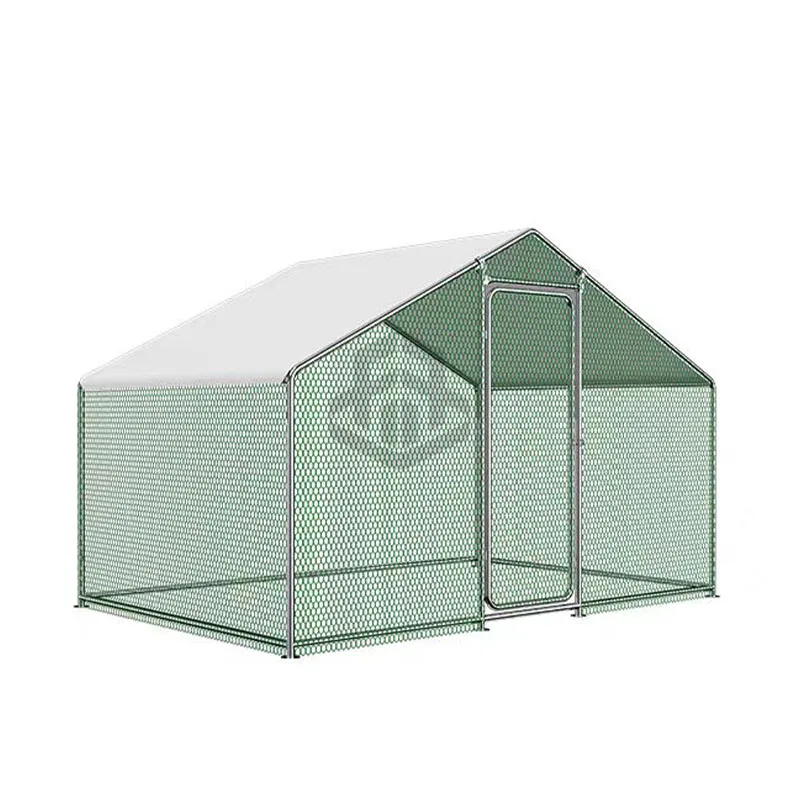 wholesale high quality chicken coop with sunshade, 4x3x2m easy assembling chicken coop pet cage