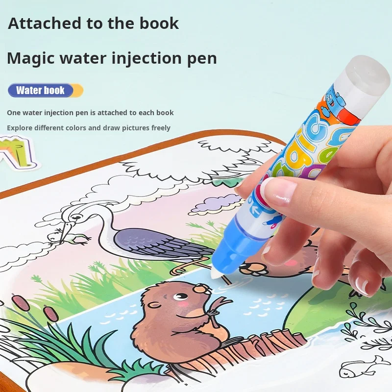 Magical Water Painting Book Cloth Book Repeated Doodling And Toys Early Education Enlightenment In Kindergarten