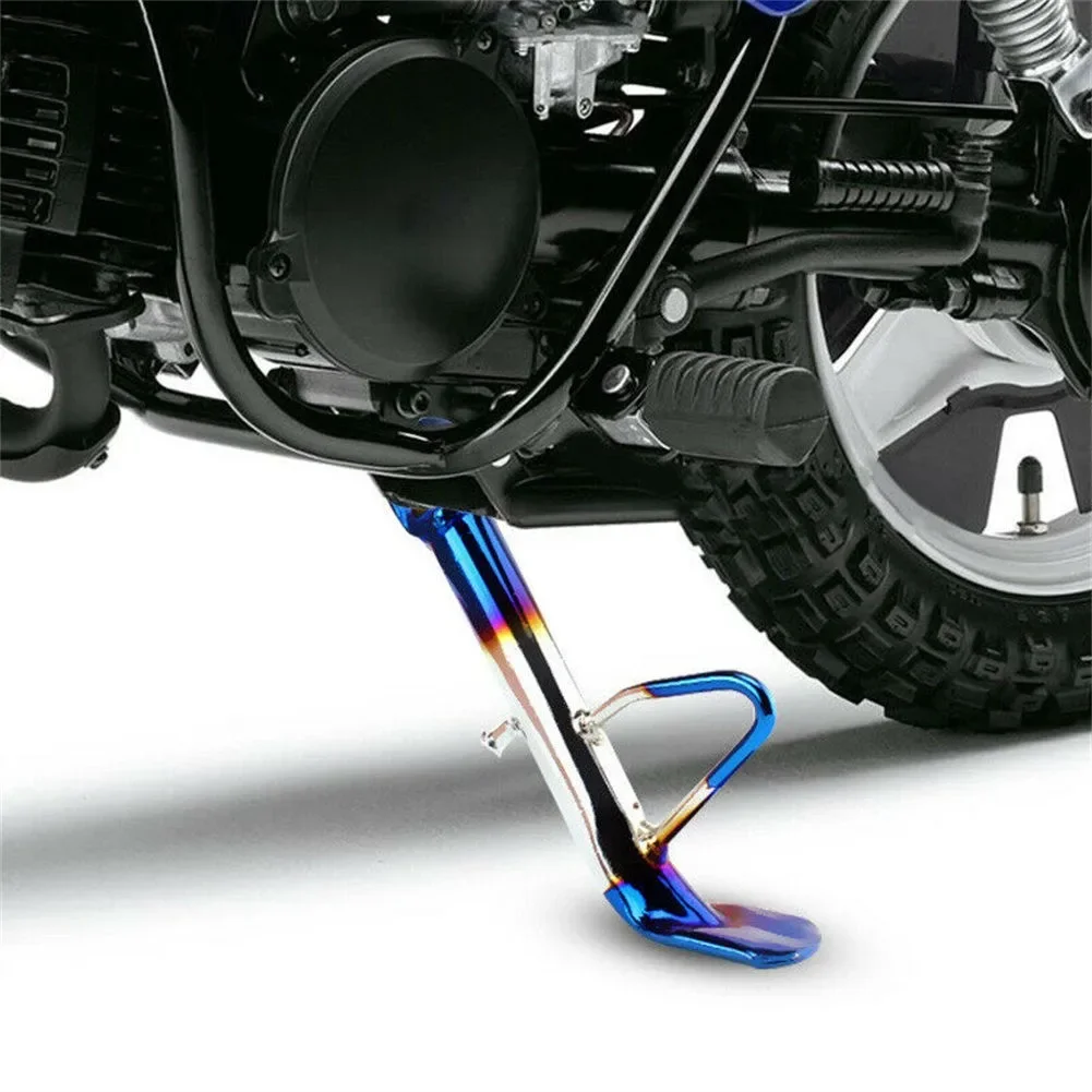 Universal Motorcycle Stand CNC Aluminum Electroplate Kickstand  Iron Side Footboard Leg Support Accessory For Scooter motorbike