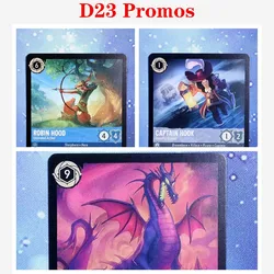 Lorcana Proxy D23 Promos NoneFoil – Maleficent Dragon robin hood captain hook TCG Game Cards collection