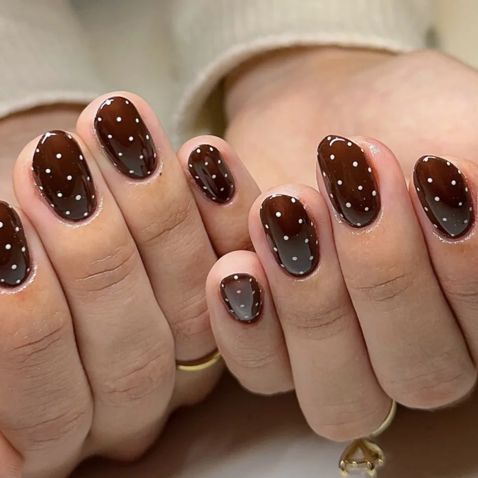 24 piezas uñas postizas rosadas almendra simples, cortas, artificiales 6
