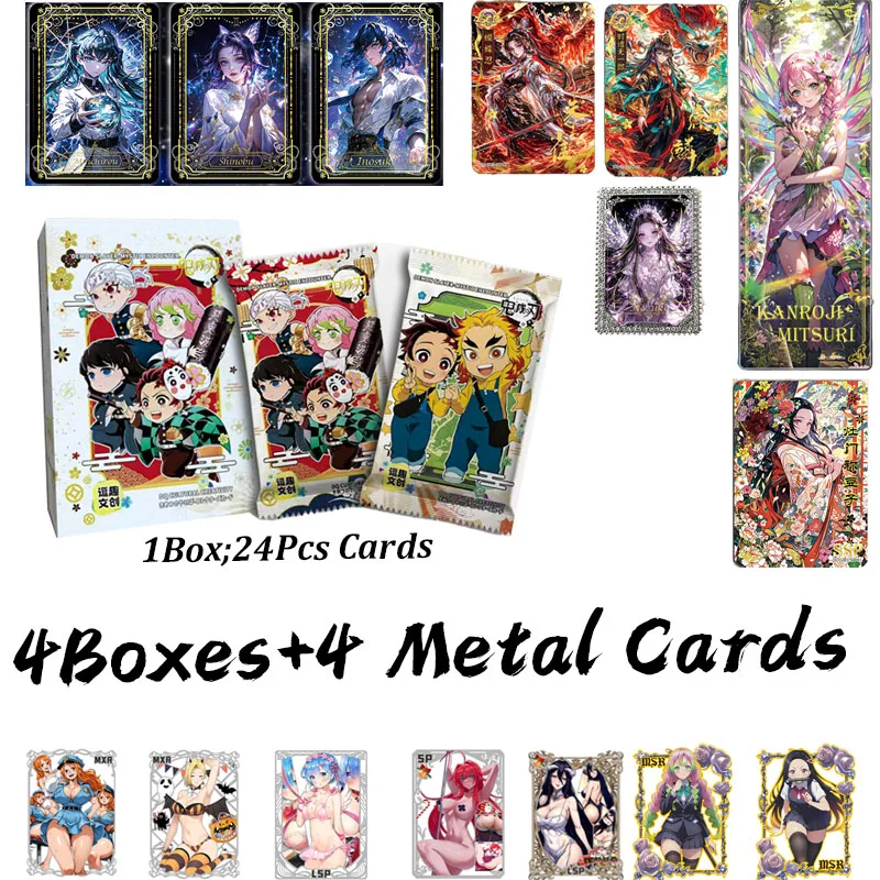 

New DOUQU Demon Slayer Wave 3 Collection Card Hobby Game Card CCG Shinobu Mitsiru Doujin Booster Box Kids Toy Box