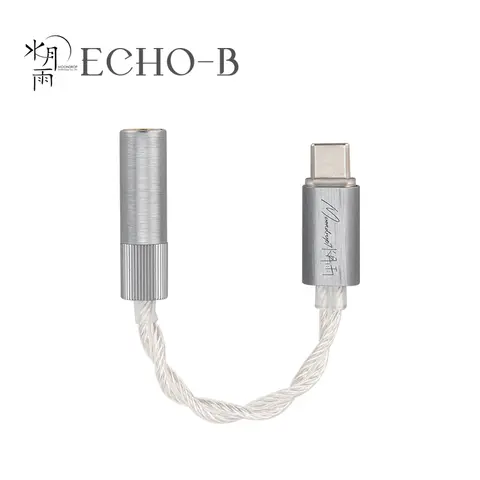 MOONDROP ECHO-B USB C 완전 균형 휴대용 DAC/AMP, 하드웨어 디코딩, 32 비트, 384kHz, 4.4mm