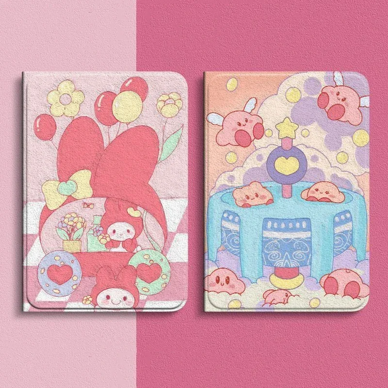 Cartoon Sanrio Case Voor Samsung Galaxy Tab S8 TabS9 Plus S7 FE Melodie Stand Case voor Tab S6 Lite 10.4 A8X200 Cinnamoroll Case