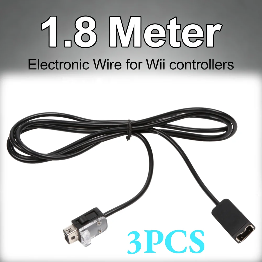 3PC 1.8M/5.9FT Wii … - image