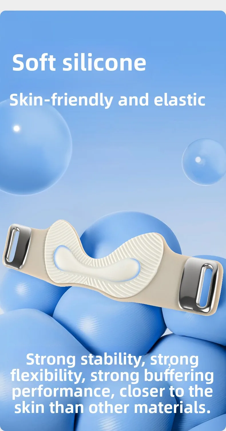 Airbag-Silikon-Patella-Gurt, Sport-Kniebandage, professionelles Kniegelenk, Anti-Verletzungen, atmungsaktive Outdoor-Übungen – Detail 7