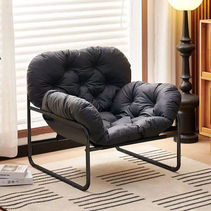living room balcony fabric lazy sofa , Single, Sofa Chair, Living Room, Balcony, Sofa, Solid Color, Lunch Break, Sofa, Recliner