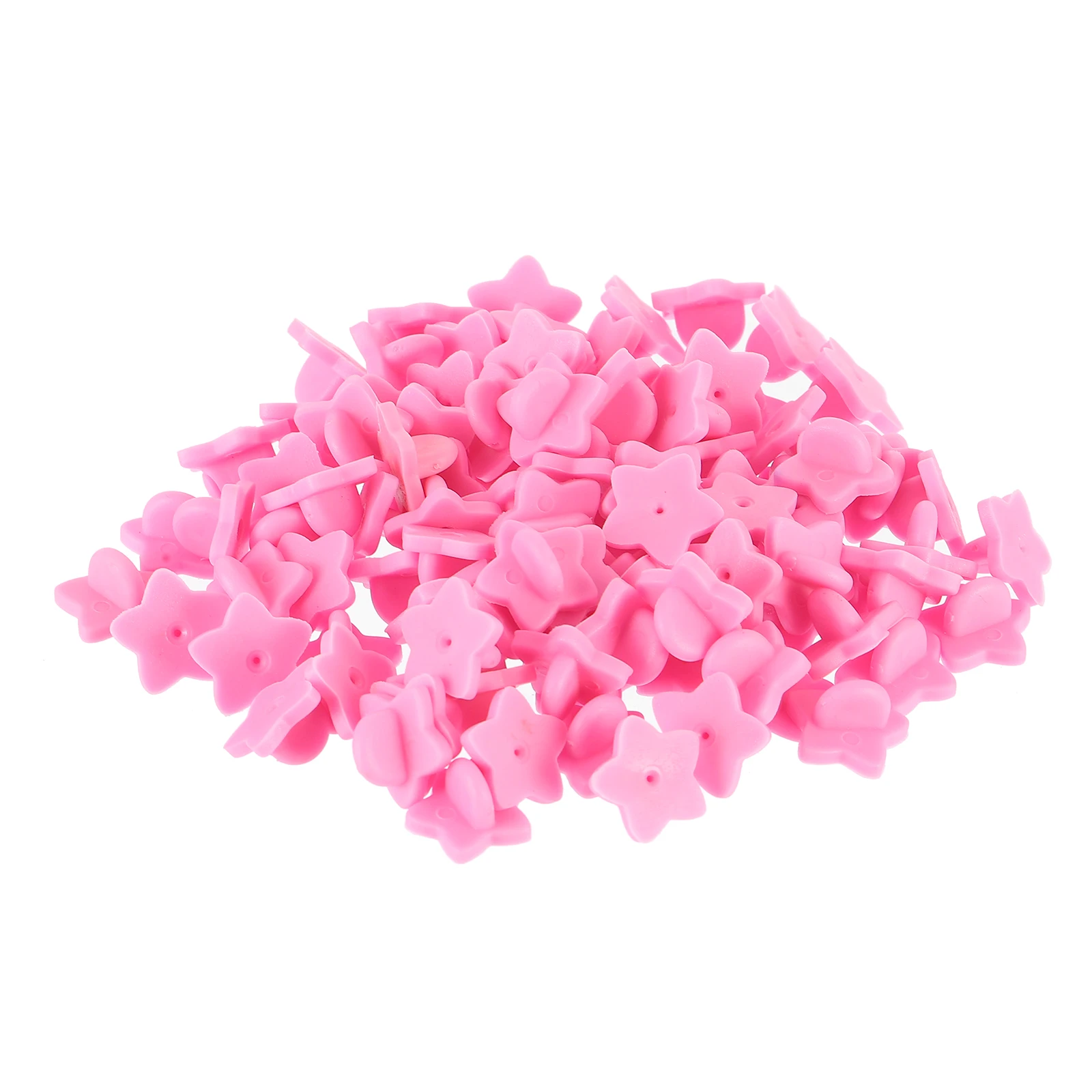 

100Pcs Practical Pin Cap Holders Tight Backing for Lightweight Portable Storage Pin Backs Clutch Backings Clutch Keep Backing