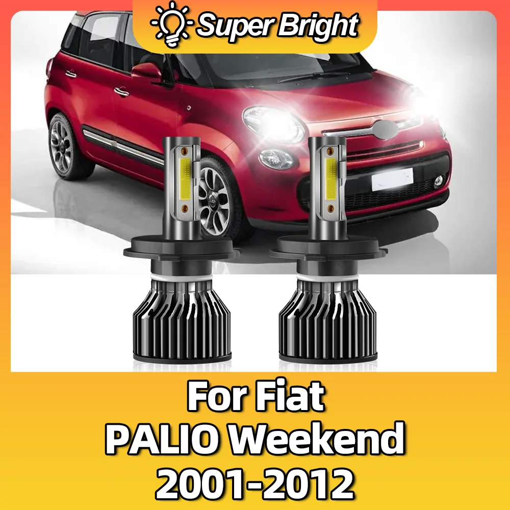 

H4 Car Headlight Bulbs 200W 20000LM 6000K 12V For Fiat PALIO Weekend 2001 2002 2003 2004 2005 2006 2007 2008 2009 2010 2011 2012
