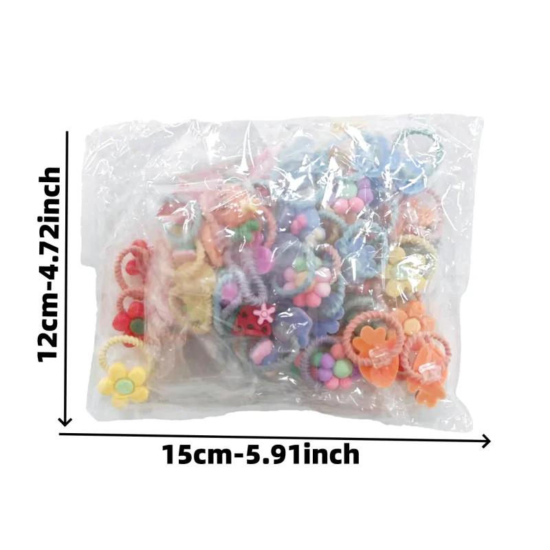 Cartoon Cute Rubberband Little Girl, No Hair Damage, Hair Tie, Hair Band, Hair Ring, Children's Hair Accessory