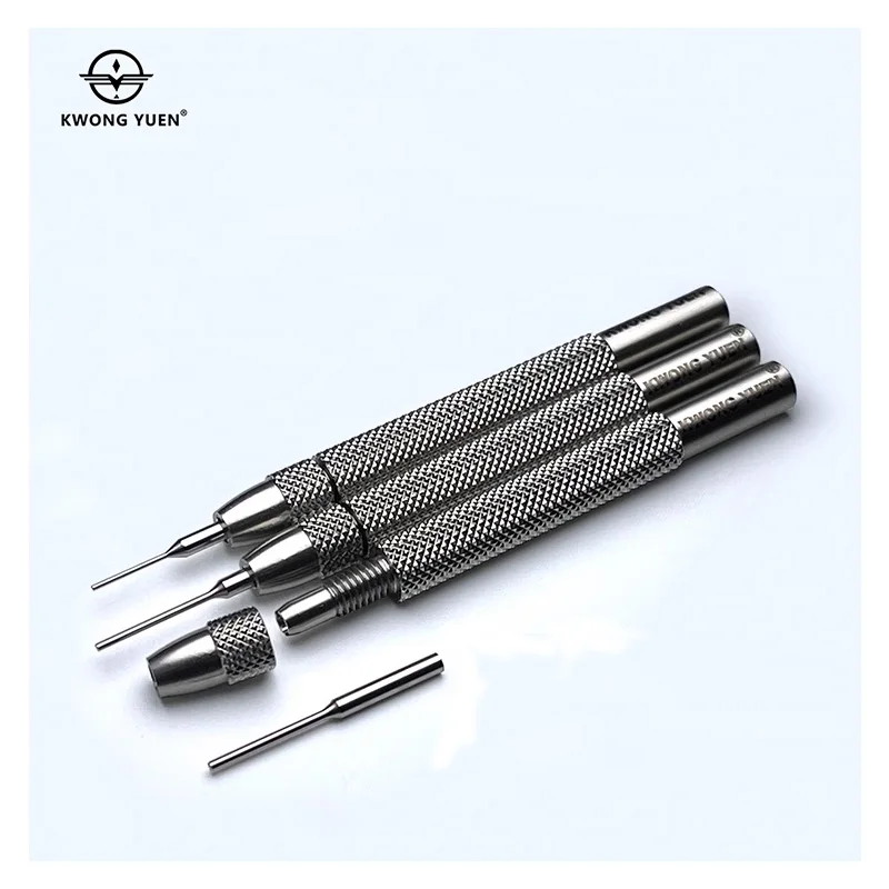 

KWONG YUEN Watch Repair Precision Watch Band Removal Pin Super Hard Extra Long Needle Punch Manual Watch Band Remover Set Tool