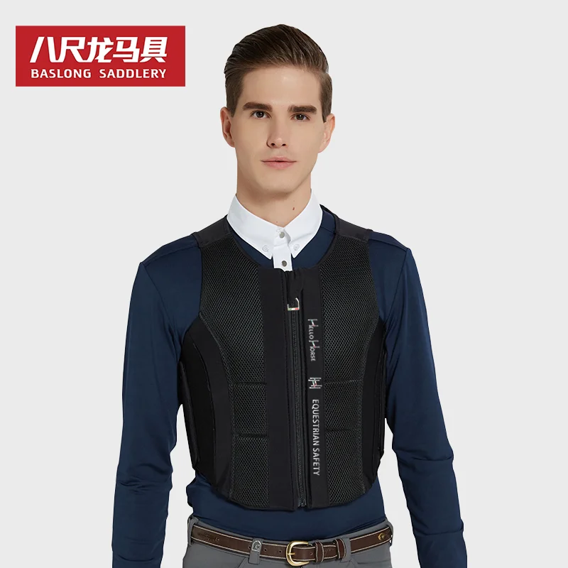 Hello Horse Equestrian Armor Protective Vest for Men Horse Riding Body Safety Gear Shock Absorption Breathable Knight Equipment