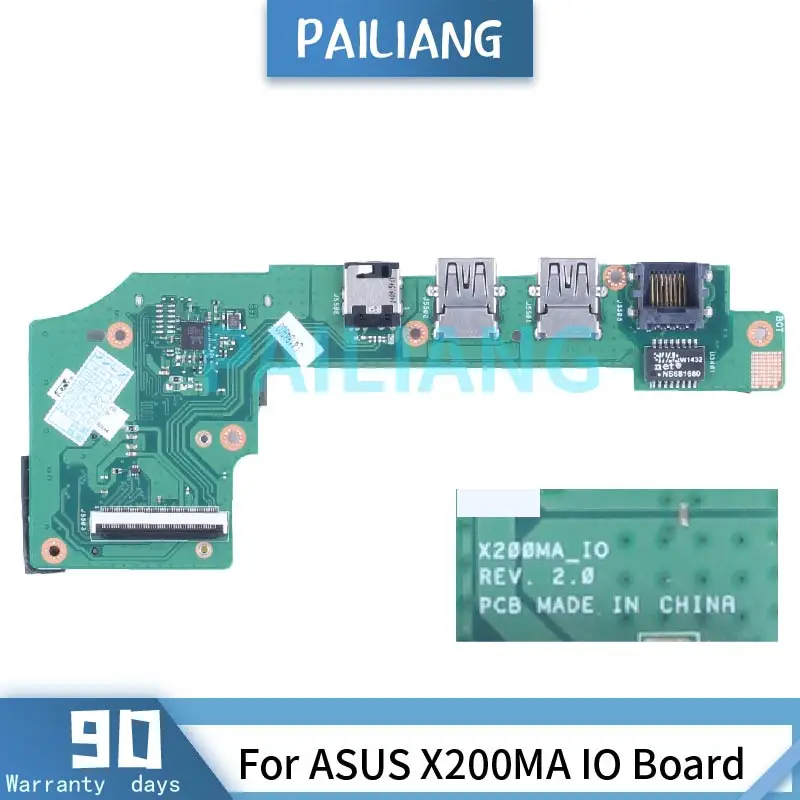 X200MA_IO Board REV.2.0 For X200MA X200M X200C X200CA Laptop Motherboard USB SD Card Reader Audio Small Plank