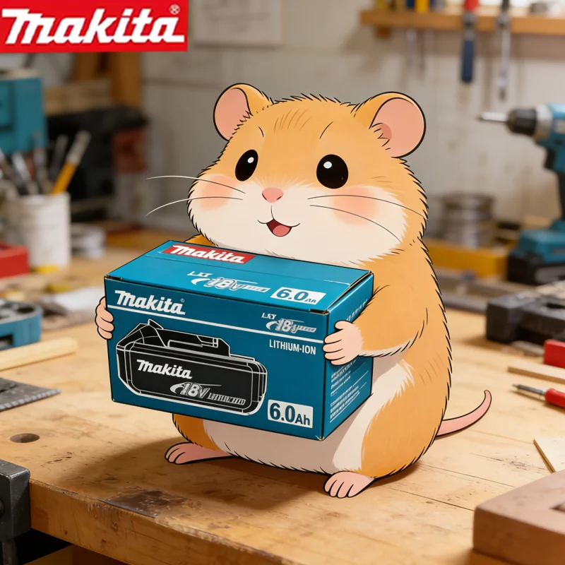 

Original Makita 18V lithium battery 6.0Ah compatible with BL1850B BL1860B rechargeable battery Original Makita