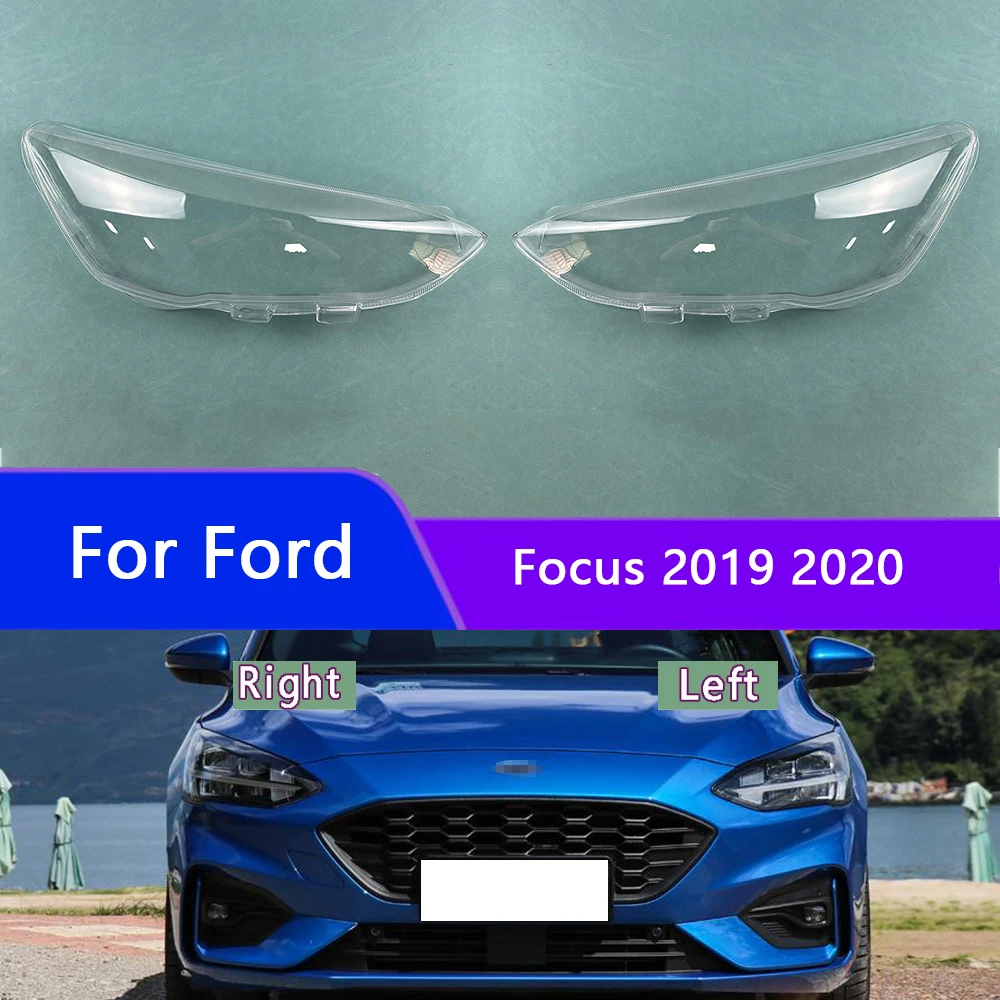 

For Ford Focus 2019 2020 Headlamp Cover Lampshade Lamp Shade Headlight Shell Lens Plexiglass Auto Replacement Parts