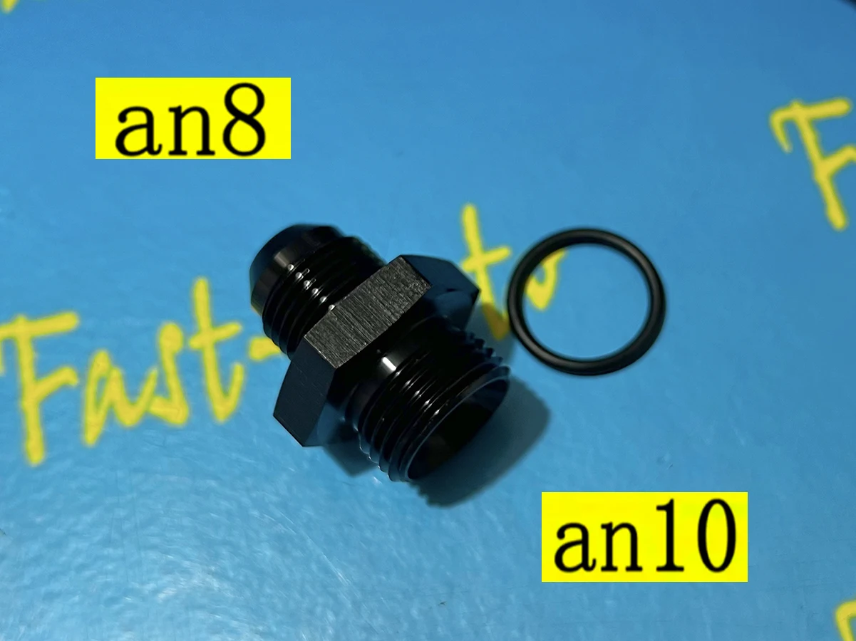 Male an10 an-10 ORB to an8 an-8 male Adapter With O-Ring fitting