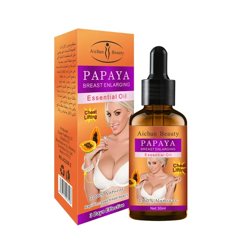 1pcs Beauty Papaya Chest Massage Breast Oil Moisturizing Essential Oil Chest Care breast enlargement cream