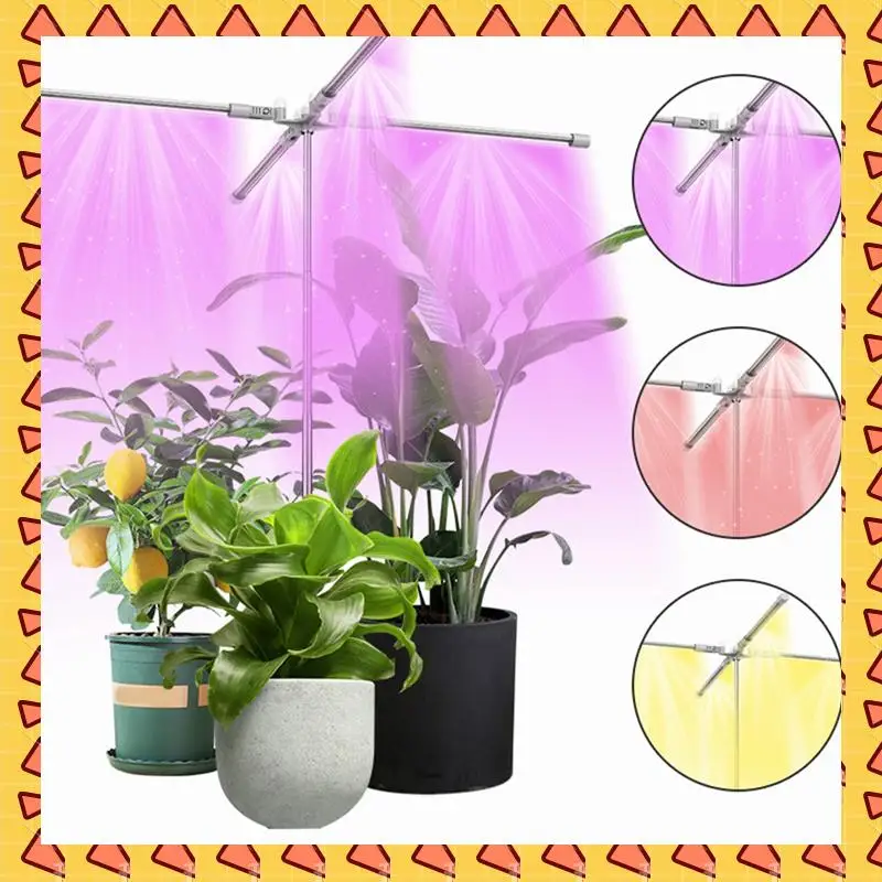 

A008 Grow Light For Plants With Control Full Spectrum Fitolamp Lights Home Flower Seedling Phyto Lamp US Plug High Guality