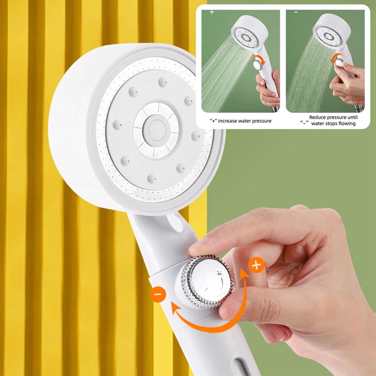 Multi-Stage Filtration and Pressurization Shower Head Set Multi-Functional Bathroom Shower Faucet