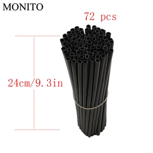 Universal motocicleta bicicleta da sujeira roda aro capa falou skins envoltório tubos decoração protetor 72 pçs vermelho azul preto laranja 10 principais vendas capa banco moto vermelho - №10