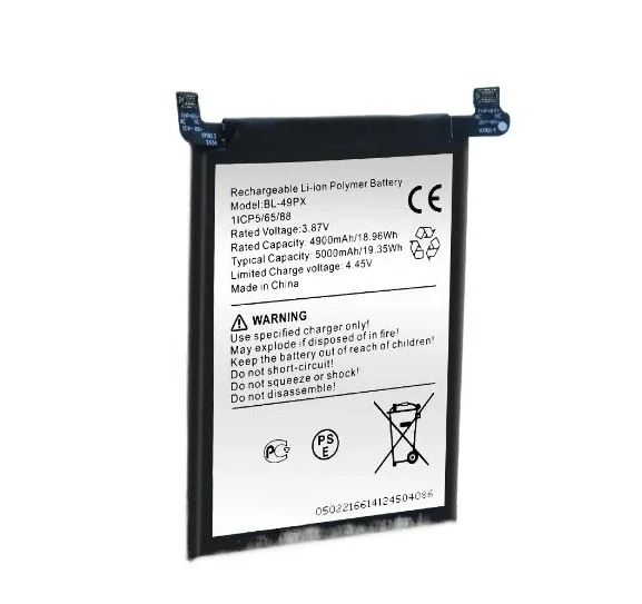 5000mAh BL-49PX Replacement Battery For Infinix Note 30 Pro X678B Note 30 Mobile Phone Batteries