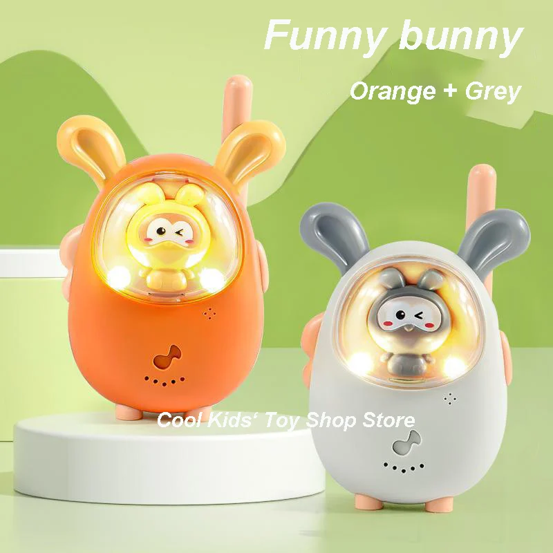 Pet luminous walkie-talkie Tiktok children's play toy deer rabbit outdoor walkie-talkie toy