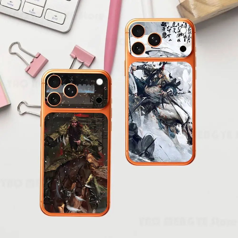 

Защитная декоративная наклейка на заднюю панель для iPhone 17 Pro/Pro Max: Герои Трёх Царств