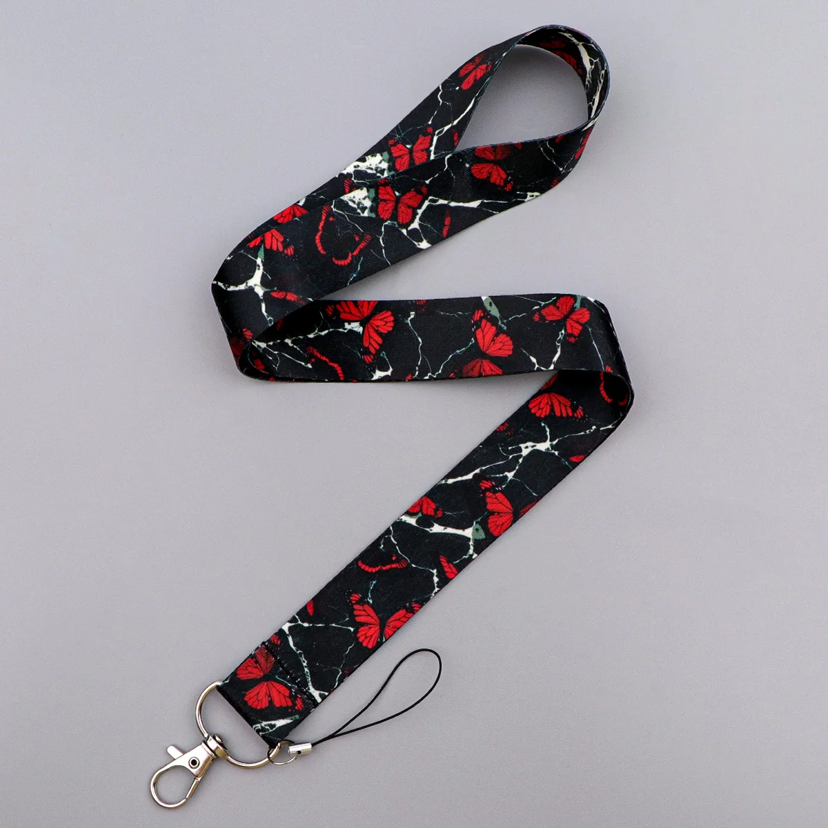 

Butterfly Lanyards for Keys Neck Strap For Card Badge Phone Straps Key Chain Keyrings Key Holder Hanging Rope Phone Accessories