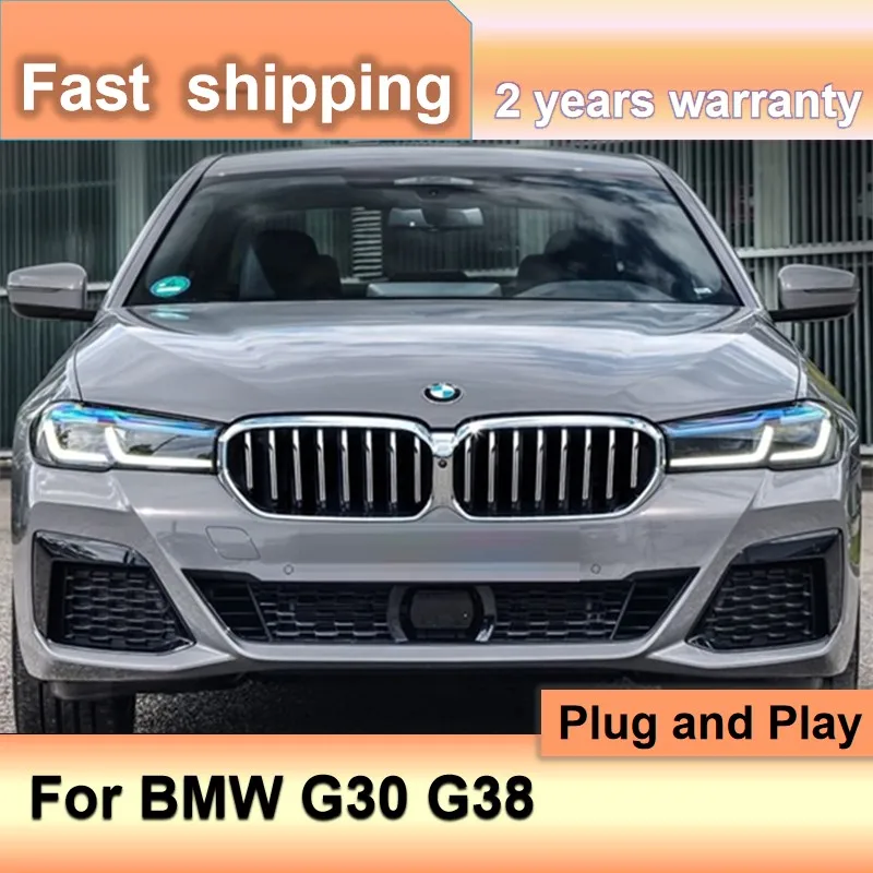 

Car Accessories for BMW G30 Head Light 2007-2013 G30 Headlights DRL Turn Signal Low High Beam Projector Lens