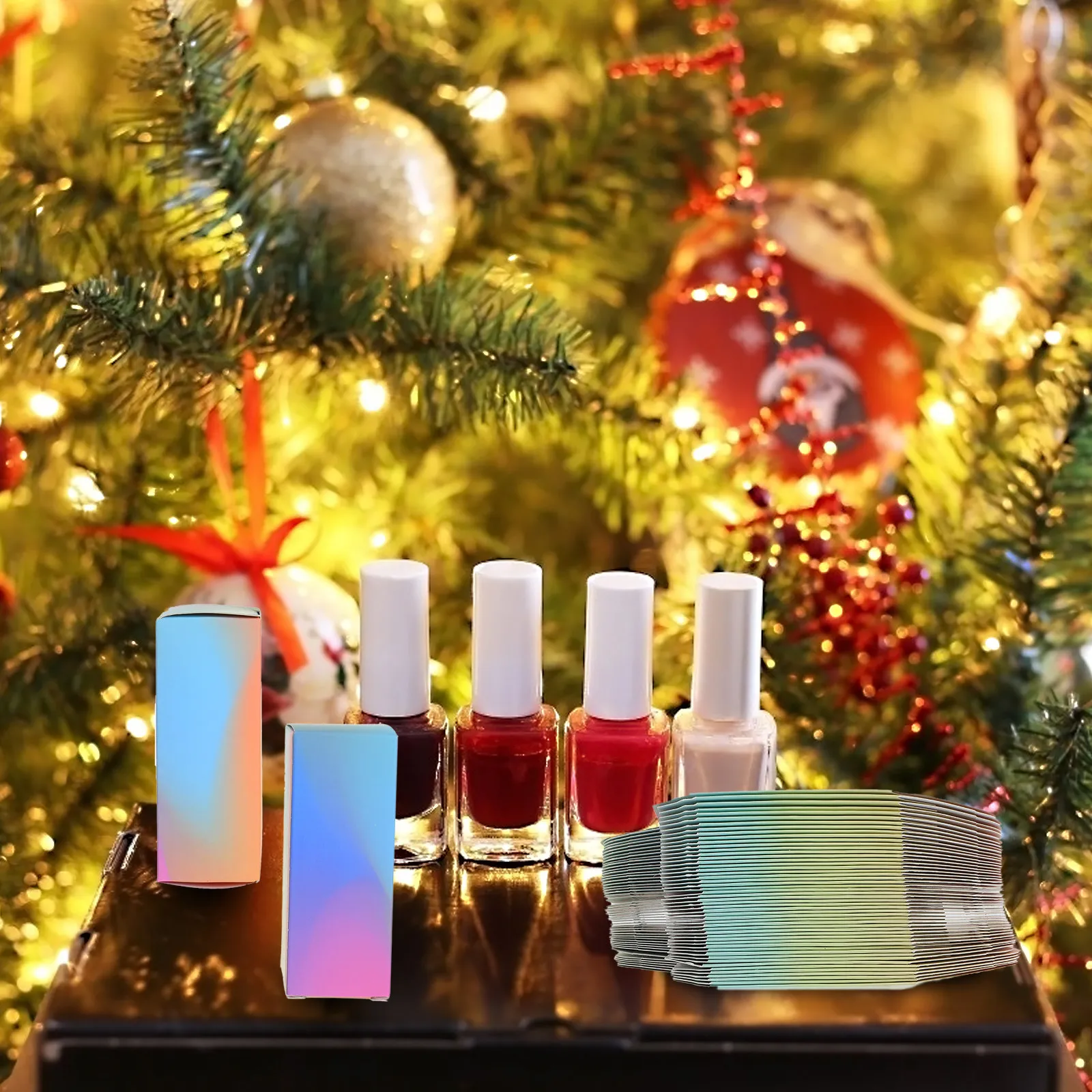 Caja de embalaje vacía para lápiz labial, contenedor de almacenamiento de brillo labial de papel resistente, diseño sencillo y elegante, regalo portátil, 100 Uds.