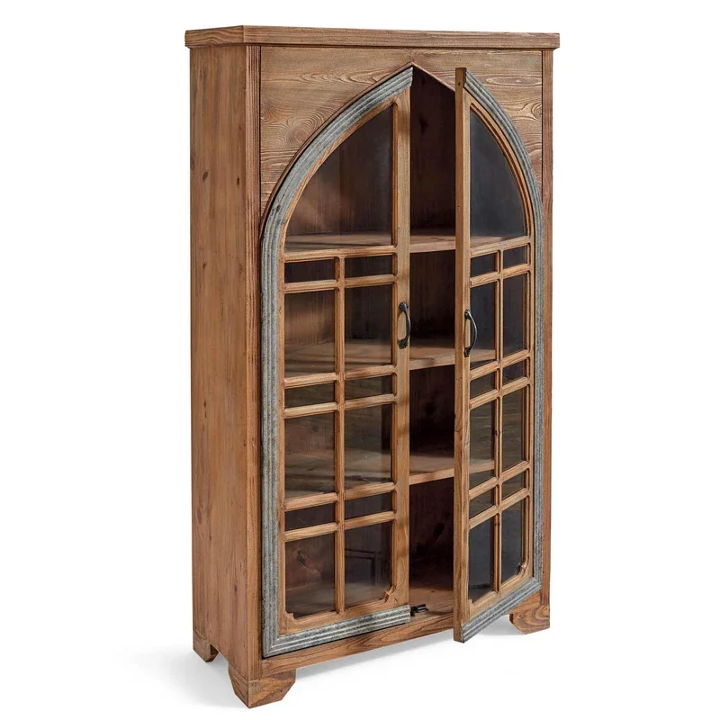 

Solid Wood Wine Cabinet Locker Living Room Display Cabinet