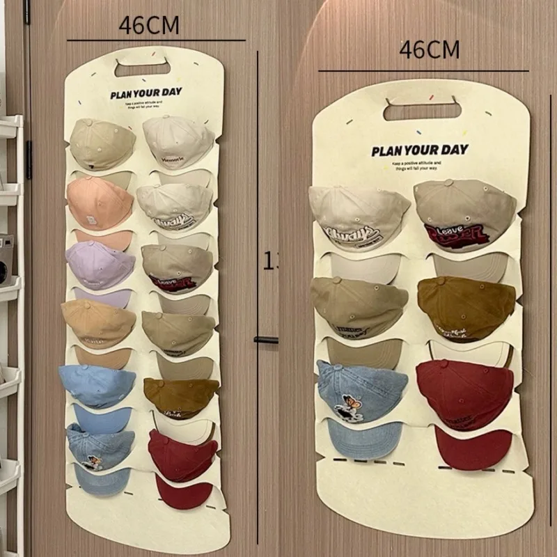 AILIHU Over The Door Baseball Cap Organizer Hanging Hat Storage Rack Multi Pocket Closet Door Holder Home Storage Bag view 3
