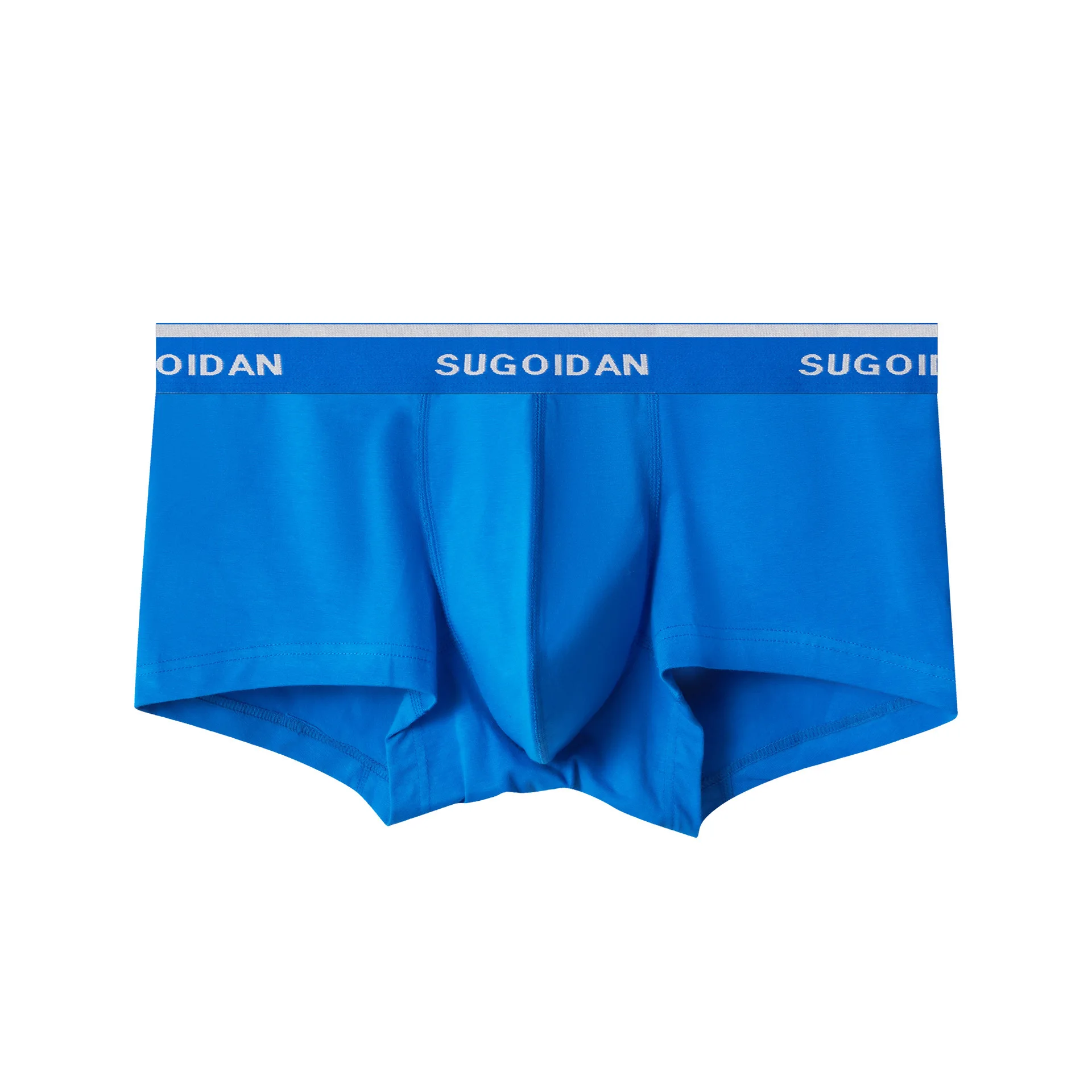 

Men's Cotton Boxy Underwear Breath Comfort Boxer Shorts Youth Low Waist U Convex Pouch Trunk Student Sweat Absorption Underpants