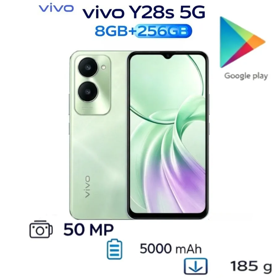 Vivo Y28s 5G Smartphone 8GB+256GB, 6.56