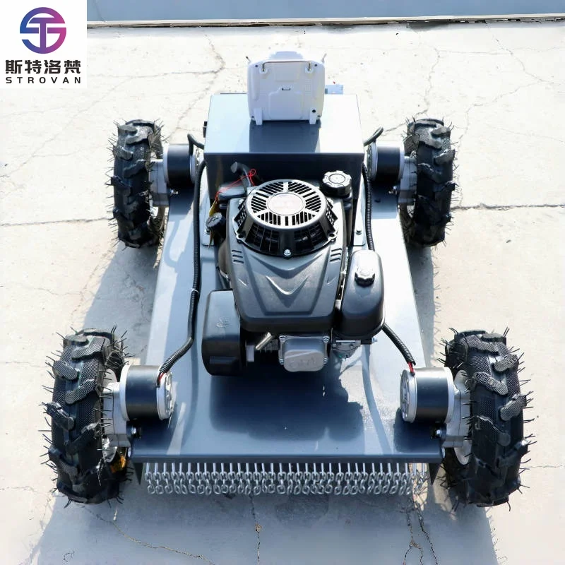 

STLF High Productivity 196cc 4-Stroke Engine DIY Industrial Robot Remote Control 24v 7.5hp Lawn Mower Exclusive Cutting Grass Ma