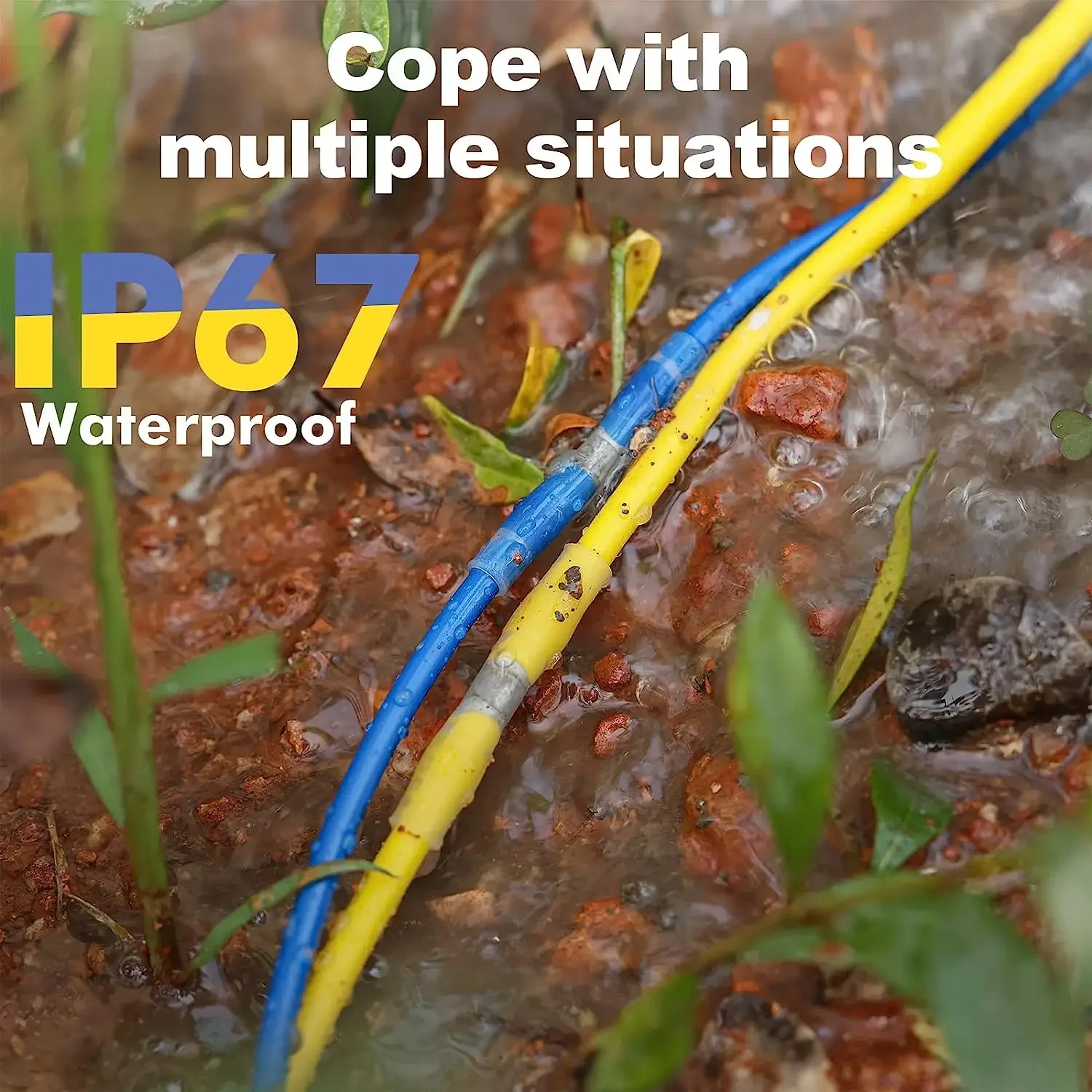 50/600/1200PCS Heat Shrink Butt Wire Cable Splice Terminal Kit Waterproof Crimp Terminals Solder Seal Electrical Marine Cable