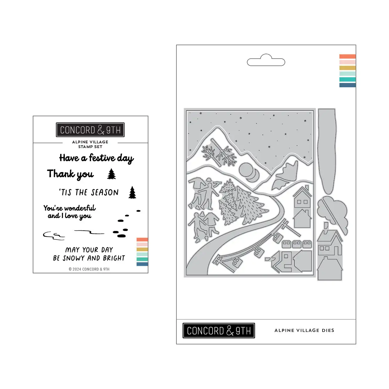 

Alpine Village Clear Stamps Metal Cutting Dies For DIY Scrapbook Embossed Make Paper Album Craft Template Supplies Die 2024 New