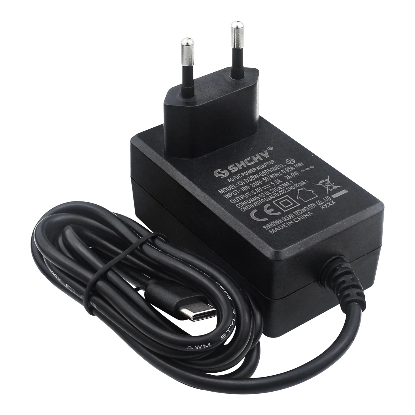 5V 5A USB Type-C Power Adapter EU US UK Plug Charger 100-240V Power Supply  for Orange Pi 5 Ultra / Max / Pro / OPi RV2 / 4A