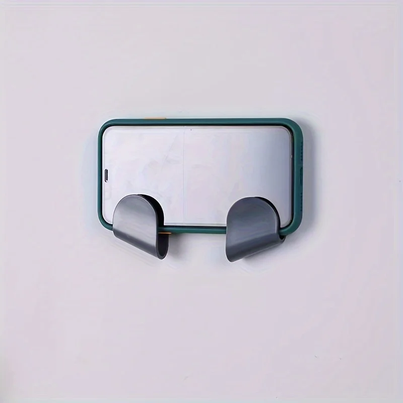 2pcs Plastic Wall-Mounted Pot Lid Holder | Multi-Functional Storage Rack, No-Drill, Rectangle-Shaped, Hanging Shelf for Home