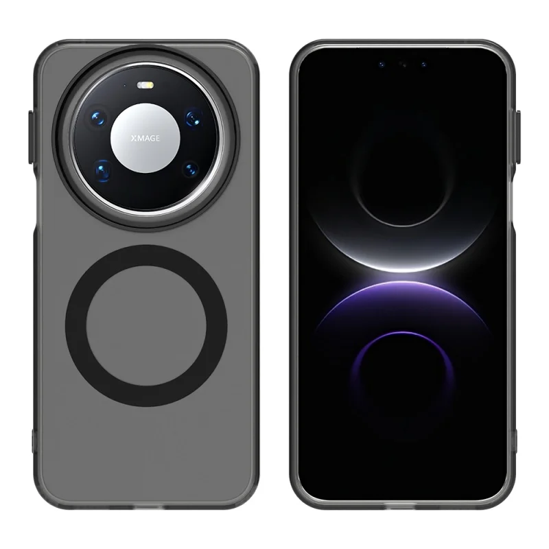 Funda para Huawei Mate 80 Pro, Carcasa para Huawei Mate 80 Pro Max, Capas con Carga Inalámbrica, Magnética Anular, Fundas Mate para Huawei Mate 80