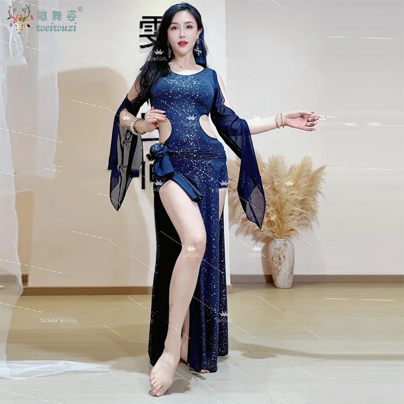 

Belly Dancer Costume Dress for Women Bingbing Mesh Shaabi Baladi Saidy Practice Clothes Adult Oriental Belly Dancing Costumes