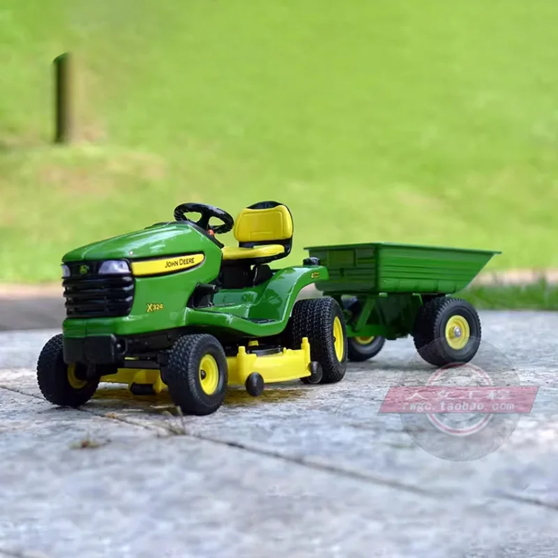 Масштаб 1:16, сплав X324, садовая газонокосилка, модель трактора, литой под давлением готовый продукт, имитация игрушек, коллекция подарков, статическая модель