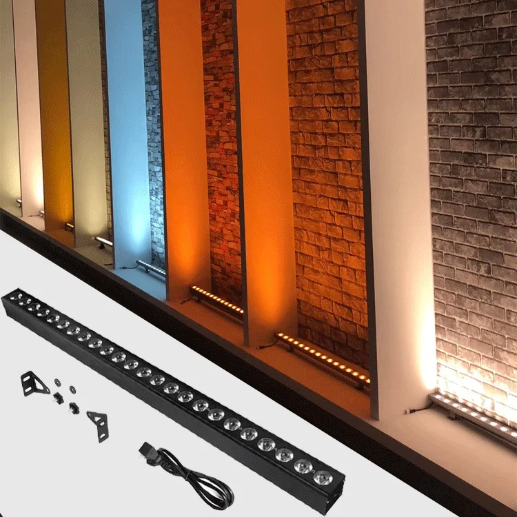 

Outdoor Wall Mounted Professional Lighting - LED Wall Washer Flood Light for Stage Wash, DJ Disco Party & Bar Effects